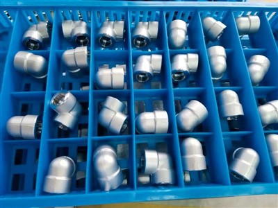 Colze de 90 graus de 0,75 ", SW, 3000, ASME B16.11, A182 F51, NACE